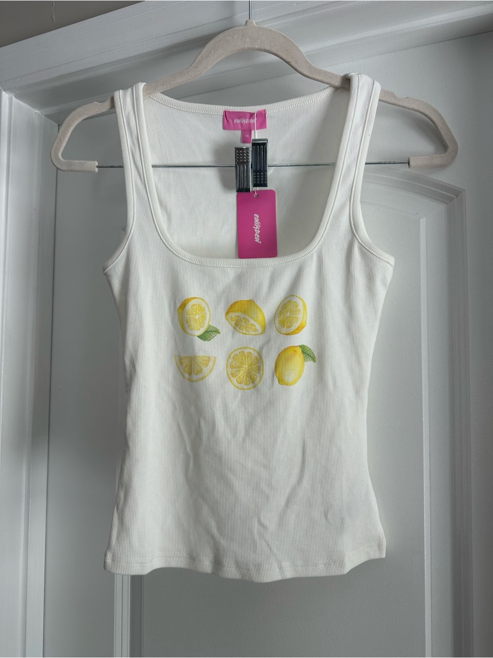 Edikted Lemon Tank Top NWT size XS